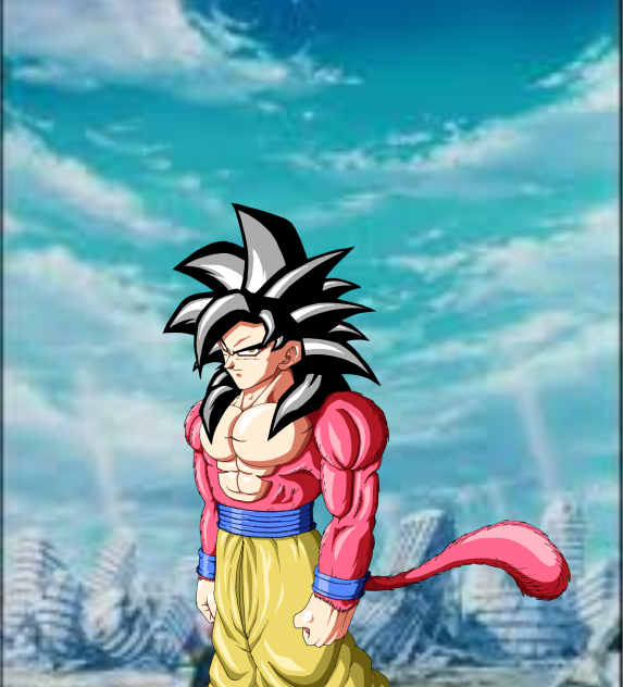 孫悟空 スーパーサイヤ人4 - ibisPaint