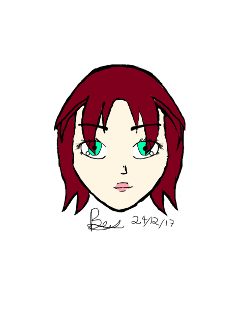 my first attempt at digital drawing - ibisPaint