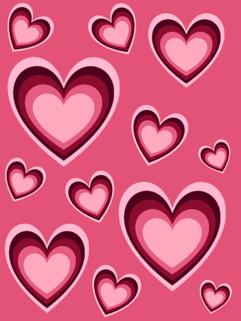 Cute heart background (a)