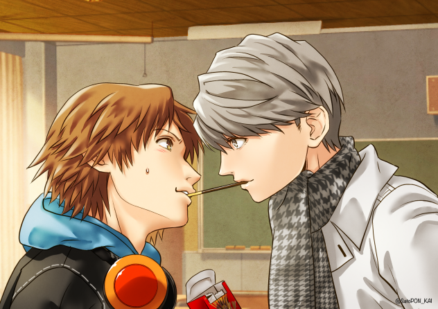 突然のポッキーゲーム