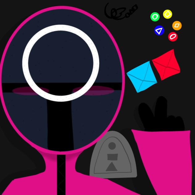 squid game circle guard!
