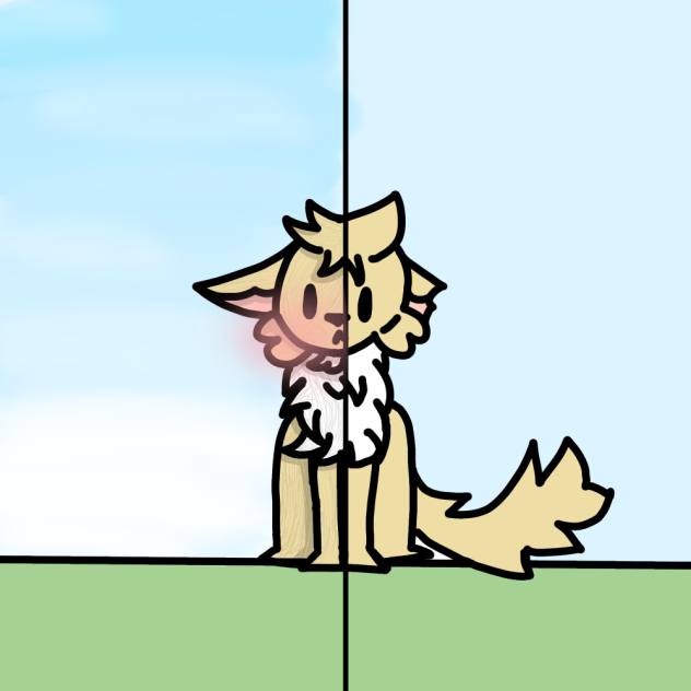 you may shade the other half!