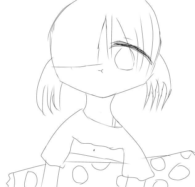 寝る前(塗り絵