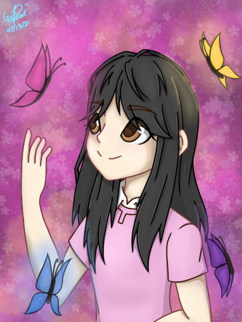 butterfly girl