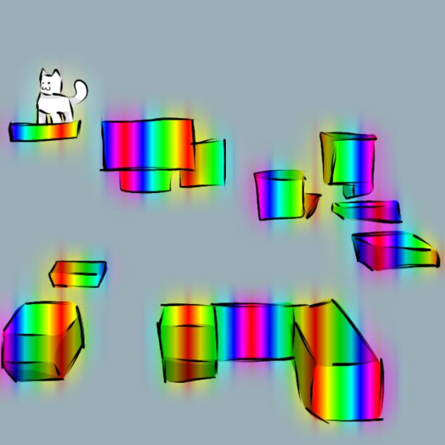 cat rainbow obby