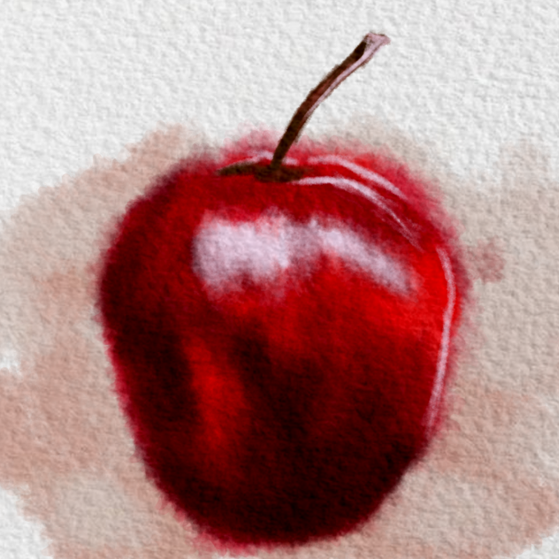 Water color effect 🍎