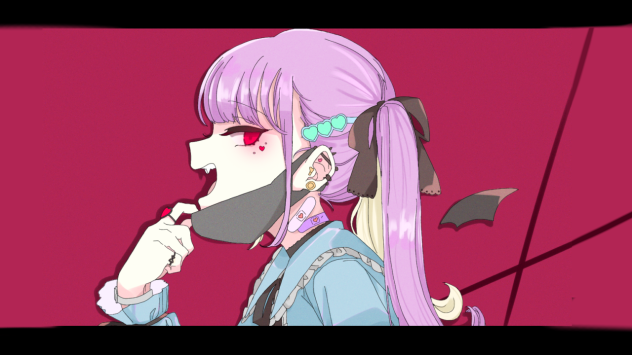 塗り絵　ヴァンパイア