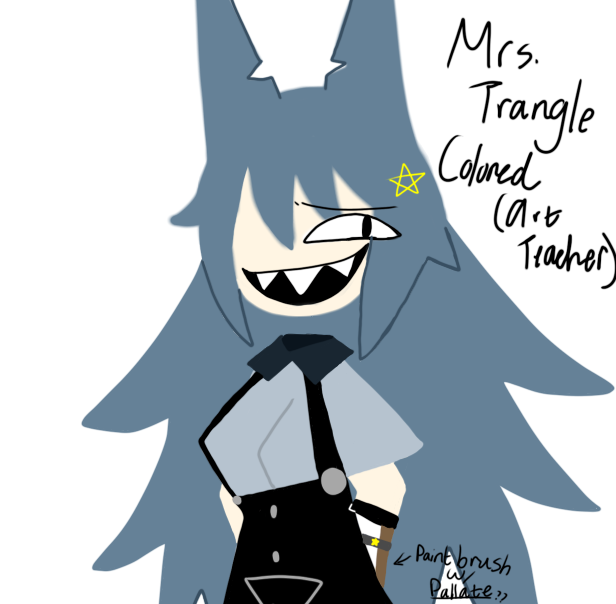 I colored her ^^