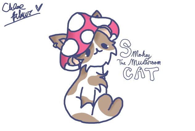 smokeh da mushwoom cat - ibisPaint