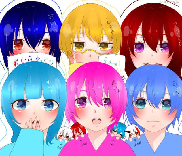 麗菜ゆっくりfamilyのグル画を作成した！！！