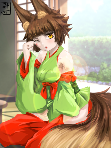 ねむねむお稲荷さん