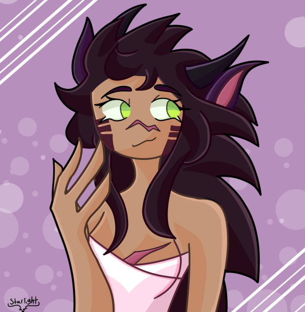 I drew a dragon in human version