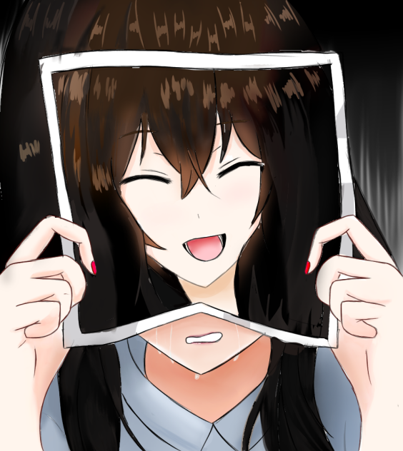Anime girl crying