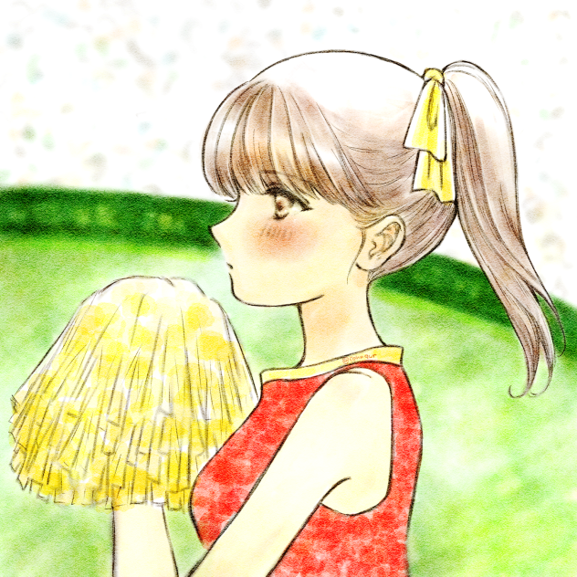 甲子園のチアガール。