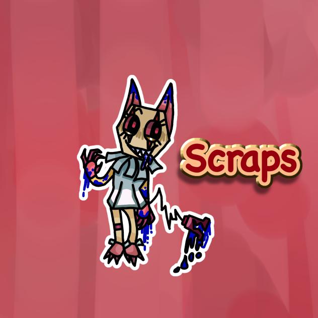 Twisted scraps aka scarf