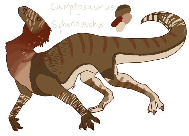 first time drawing a dinosaur