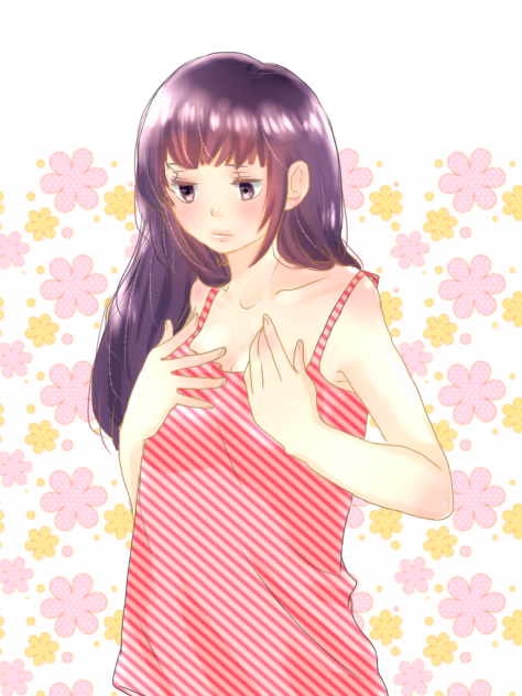 悩める少女。