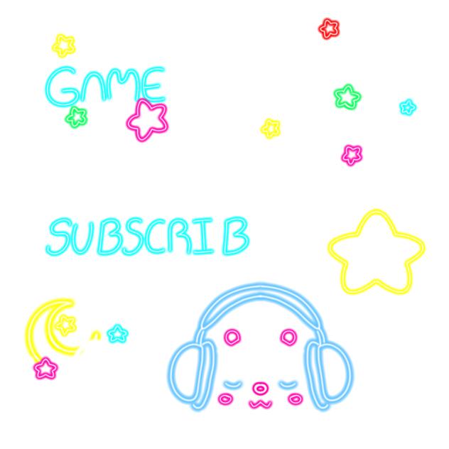 Cloud theme neon lights