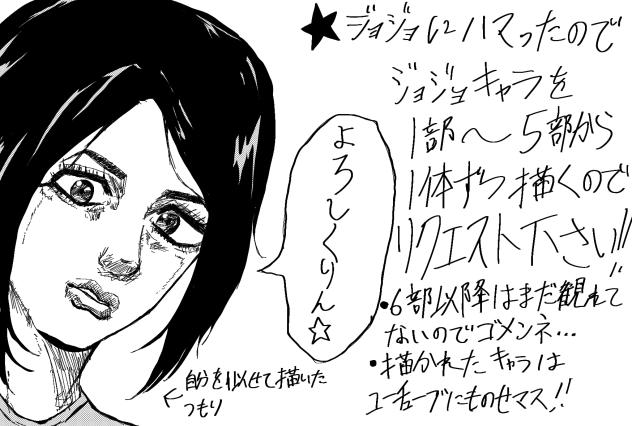 ジョジョキャラチャレンジ