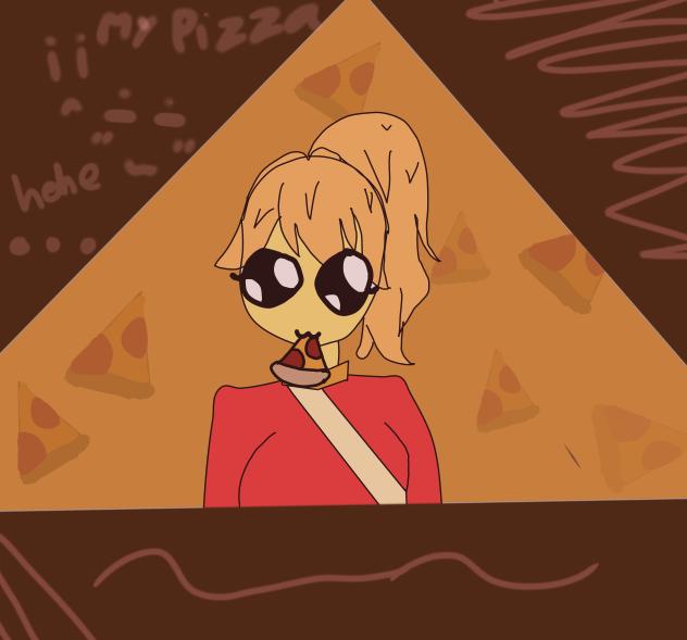 Clarissa stole everyones pizza 🍕