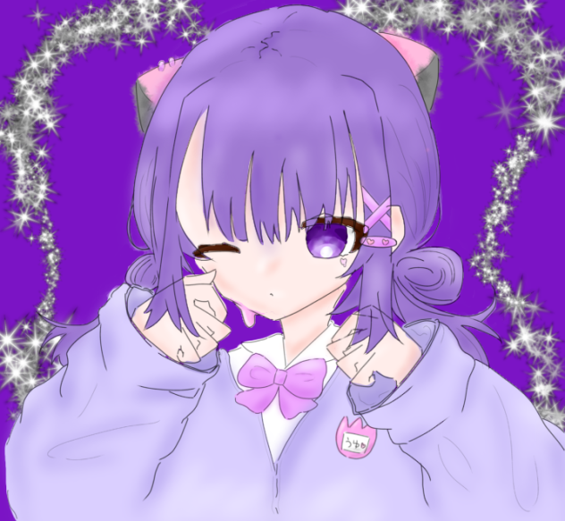 るぁさんの線画に色を塗ってみた！