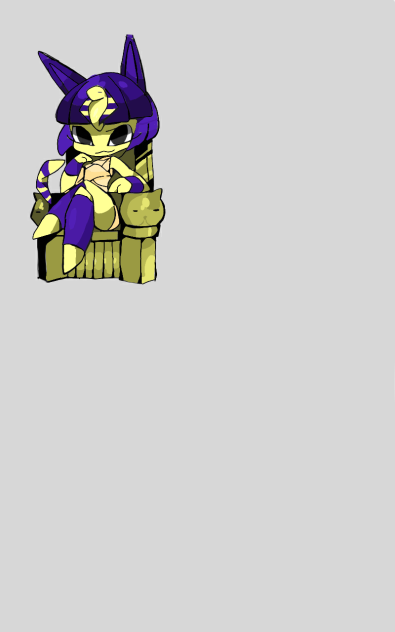 Cute queen ankha