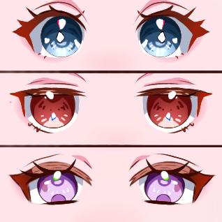 Shiny anime eyes☆