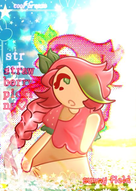 strawberry tart cookie♡