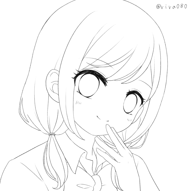 Ruri様線画ページ 巡音ルカ（Parallel）線画 - ibisPaint