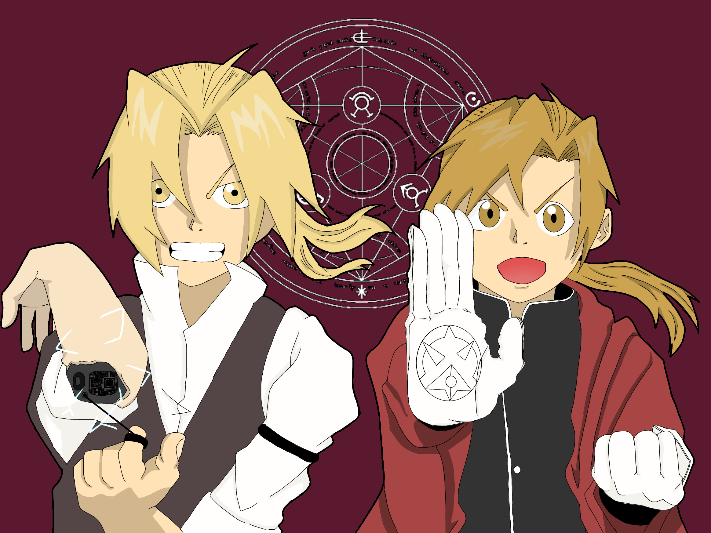 鋼の錬金術師 シャンバラ エルリック兄弟 - ibisPaint