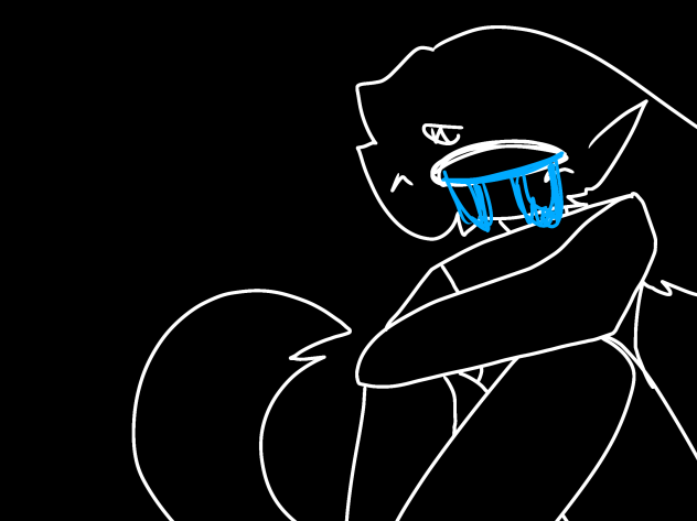 Sad laughing