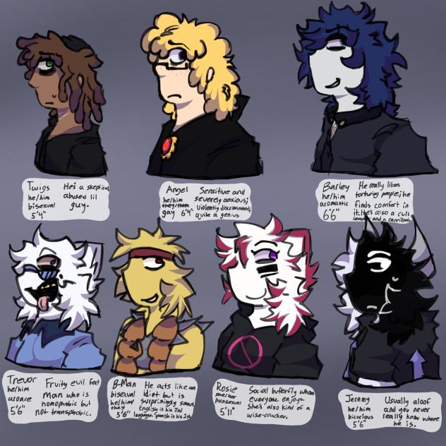 all my ocs basically