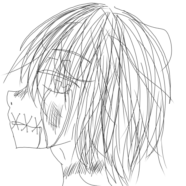 無自覚のうちに…線画