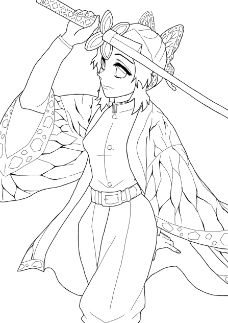 ぬり絵　その9 トレースしてません。