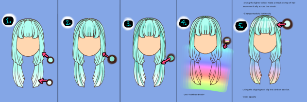 How to Make Rainbow Hair