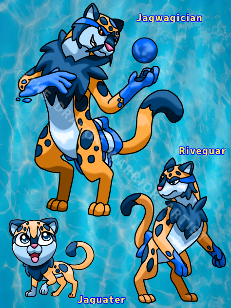Water type cat Pokemon