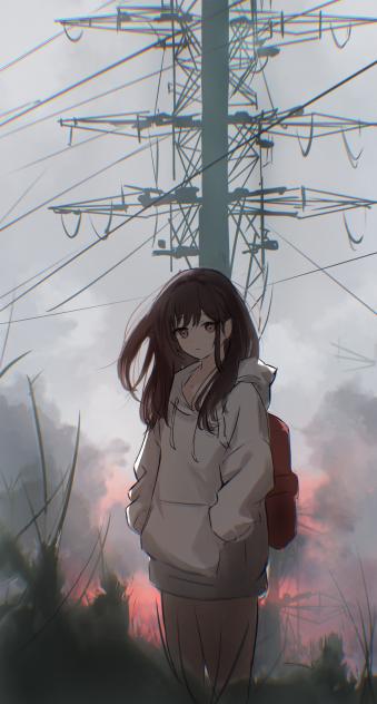 夕曇り