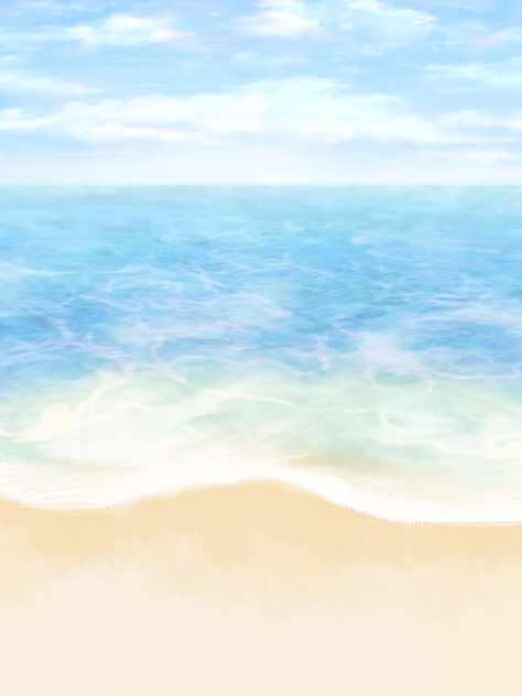 背景 波打ち際2