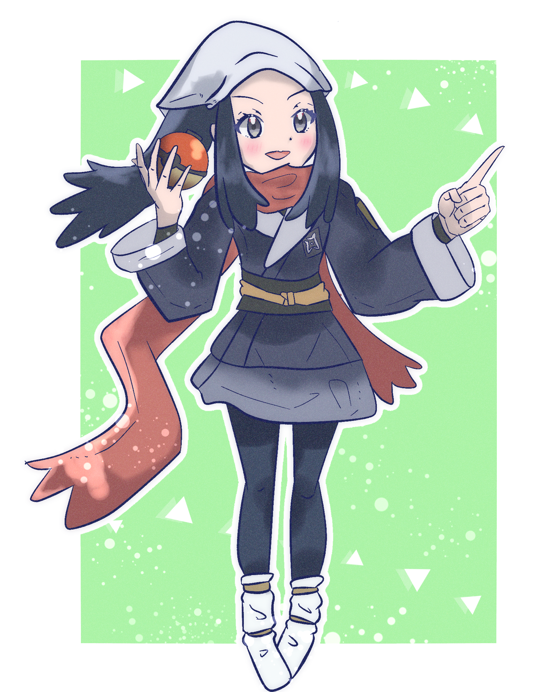 ポケモンレジェンズアルセウス 女主人公 - ibisPaint