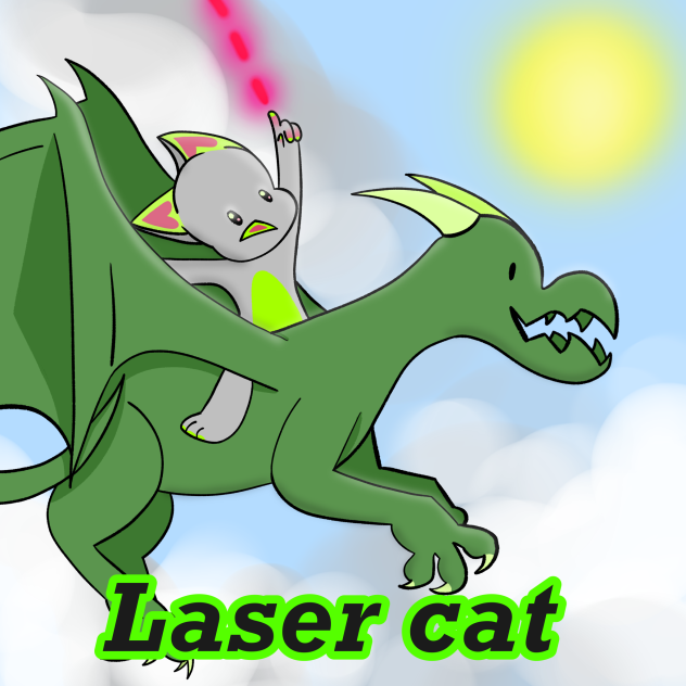 Laser cat