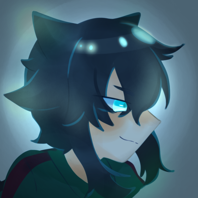 キャラ化タグで描いて貰った子(厚塗りがしたかった。)2