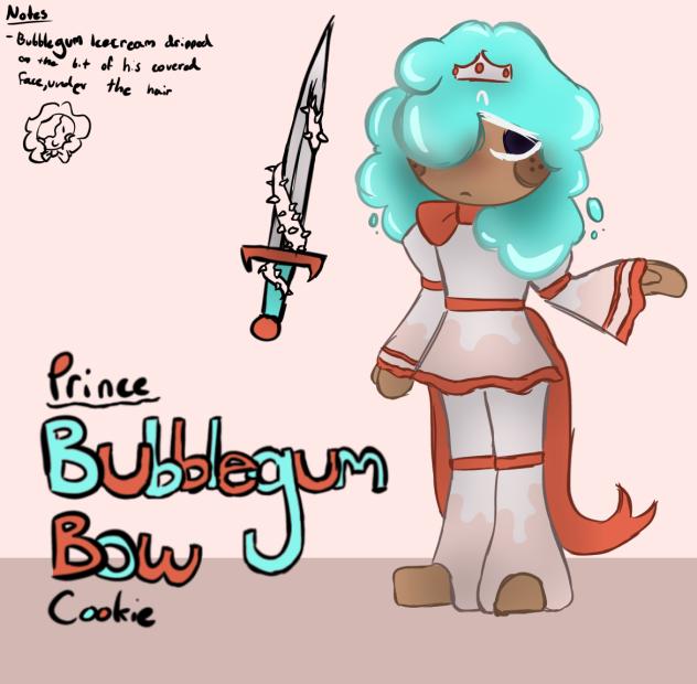 Bubblegum Bow Cookie!!