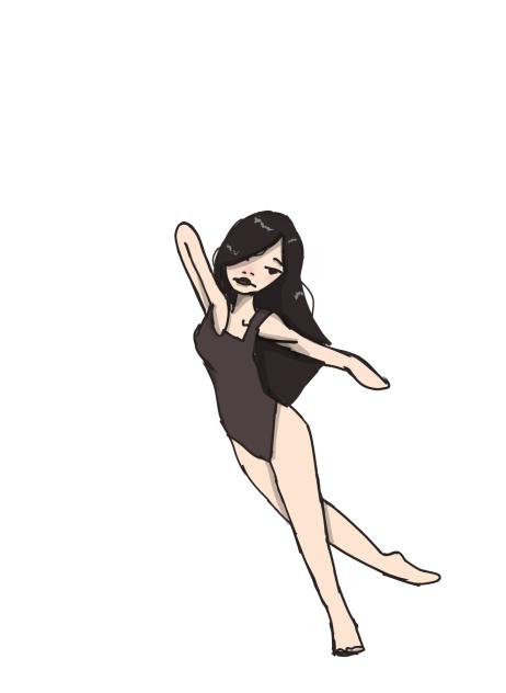 Practicing on poses