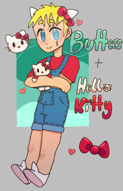 BUTTERS + HELLO KITTY ‼️✨🎀