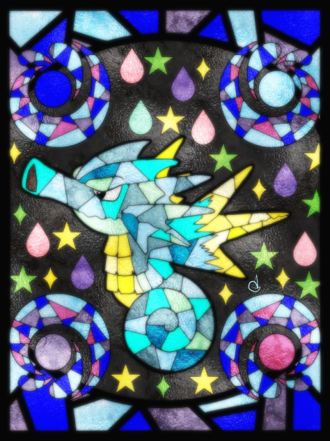 Seadra シードラ (Stained Glass Version 2)