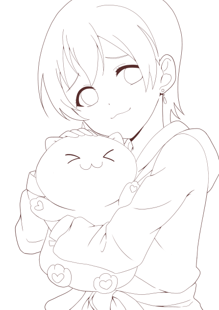 凛ちゃん塗り絵