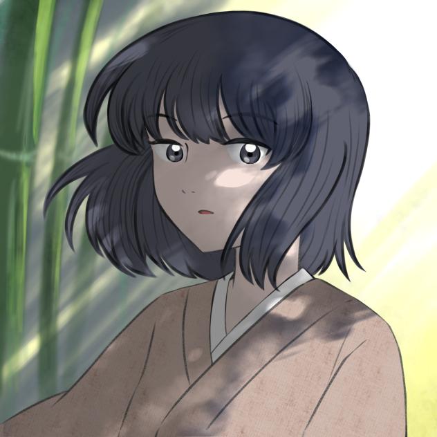 かぐや姫の物語風　過去妹紅