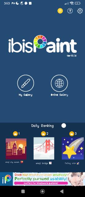 Ibis paint x home page