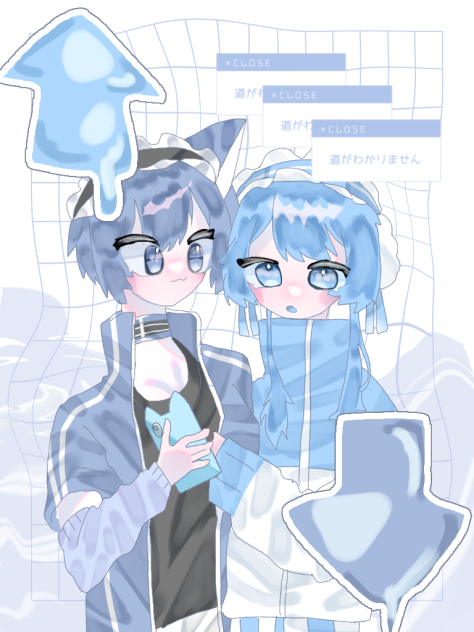 ❔💙🤍❔