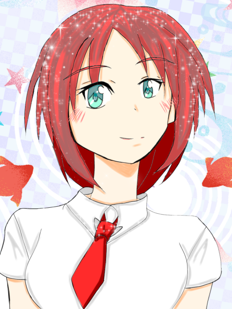 赤い髪